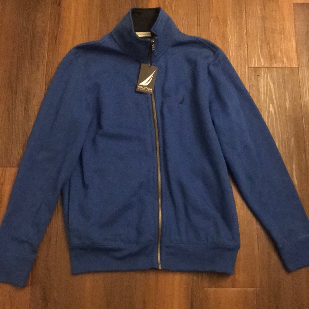Nautica fleece lined zip up jacket